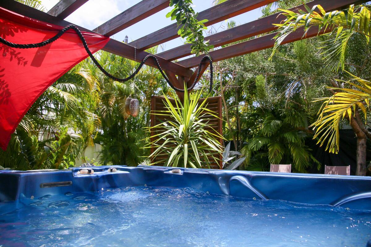 Maison 2 chambres avec jacuzzi et jardin à Saint-François - Photo 14