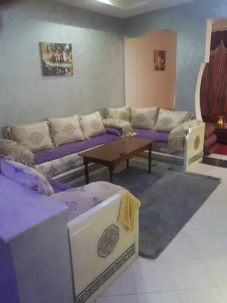 Appartement vue mer à Mohammédia, piscine partagée et 2 chambres : photo 2