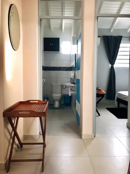 Maison avec vue mer, jacuzzi et jardin clôturé à Petit-Canal : photo 10