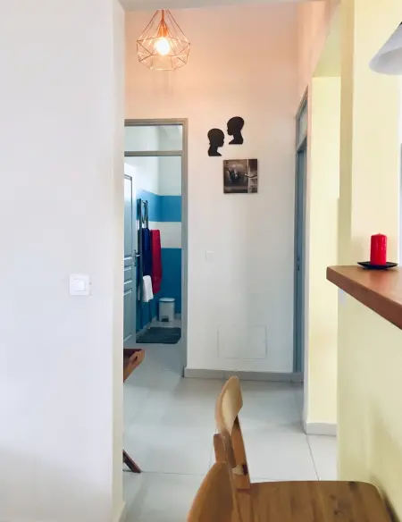 Maison avec vue mer, jacuzzi et jardin clôturé à Petit-Canal : photo 13