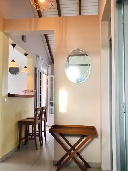 Maison avec vue mer, jacuzzi et jardin clôturé à Petit-Canal : photo 21