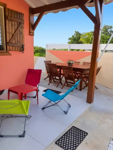 Maison avec vue mer, jacuzzi et jardin clôturé à Petit-Canal : photo 26