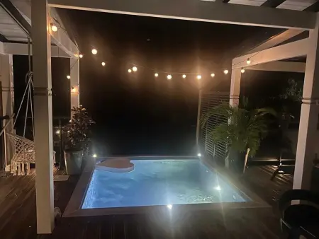 Bungalow avec piscine privée et vue mer à Deshaies, Guadeloupe : photo 3