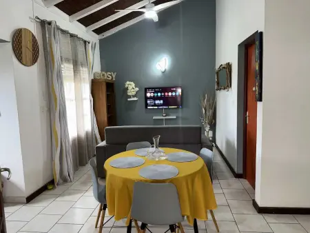 Bungalow avec piscine privée et vue mer à Deshaies, Guadeloupe : photo 7