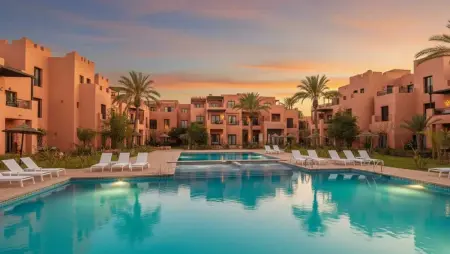 Location appartement à Marrakech, Appartement agréable à Marrakech avec piscine partagée