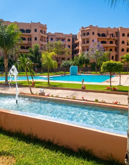 Appartement avec piscine partagée et tennis à Marrakech : photo 4