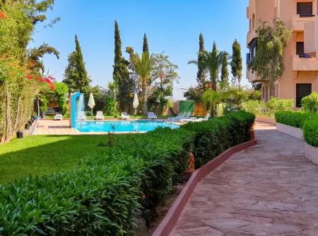 Appartement avec piscine partagée et tennis à Marrakech : photo 8