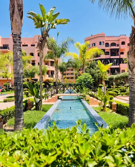 Appartement avec piscine partagée et tennis à Marrakech : photo 15