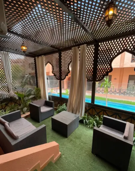 Appartement avec piscine partagée et tennis à Marrakech : photo 30