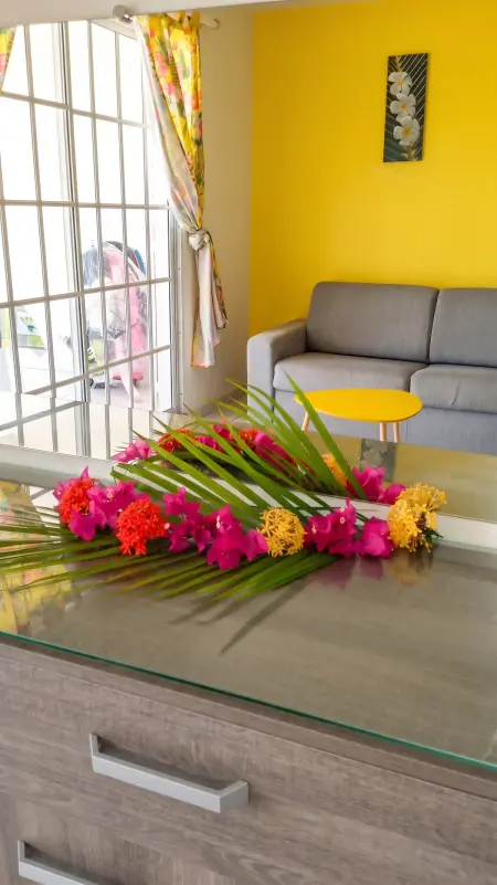 Appartement avec piscine partagée et climatisation à Sainte-Anne, Martinique : photo 2