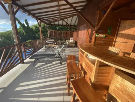 Villa 16 personnes avec vue mer et piscine à Pointe-Noire : photo 2