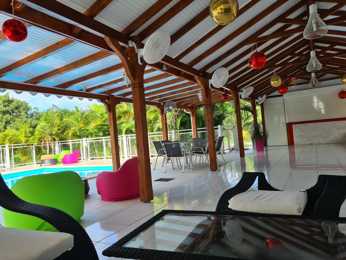 Maison 6 pers. avec piscine toute l'année à Le Moule - Photo 7