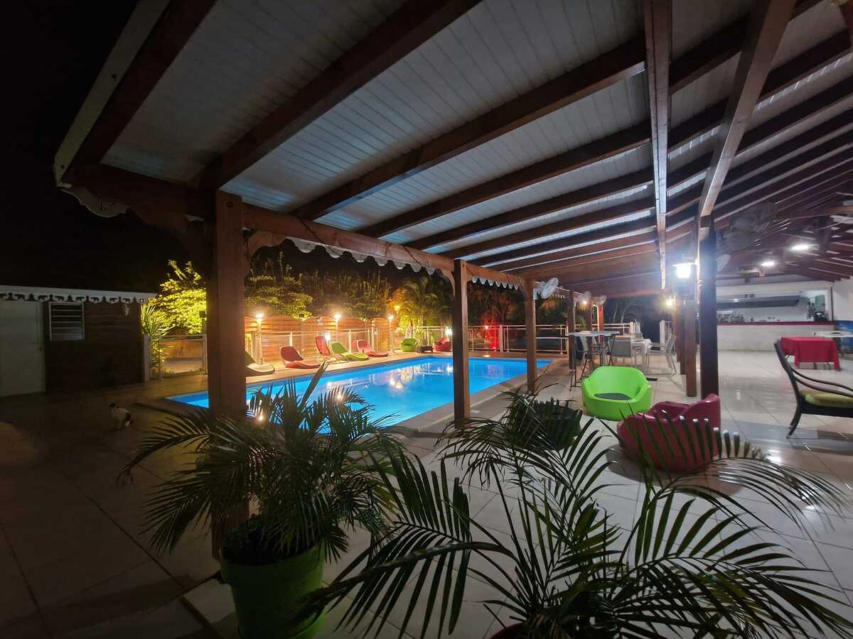 Maison 6 pers. avec piscine toute l'année à Le Moule - Photo 26