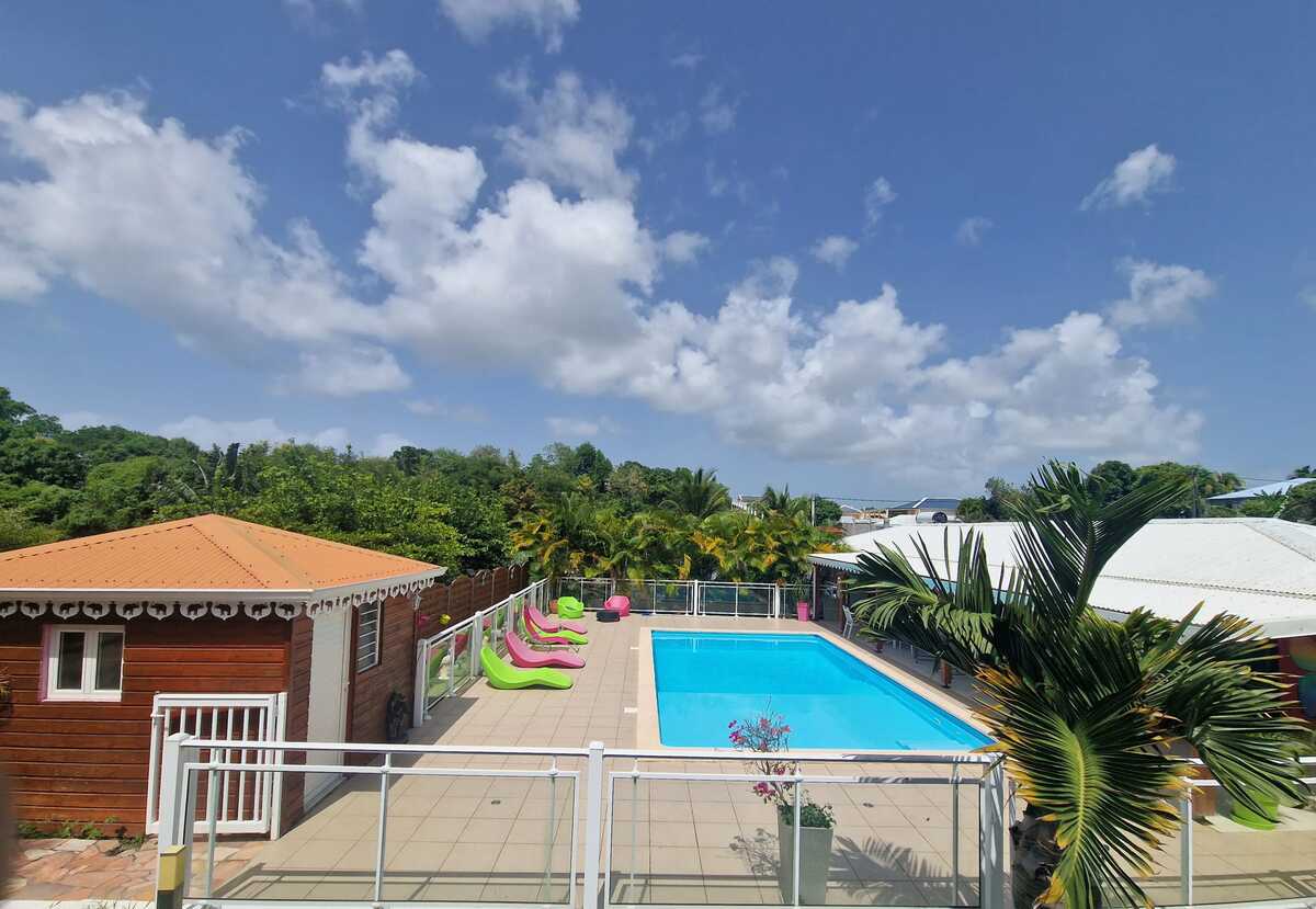 Maison 6 pers. avec piscine toute l'année à Le Moule - Photo 32