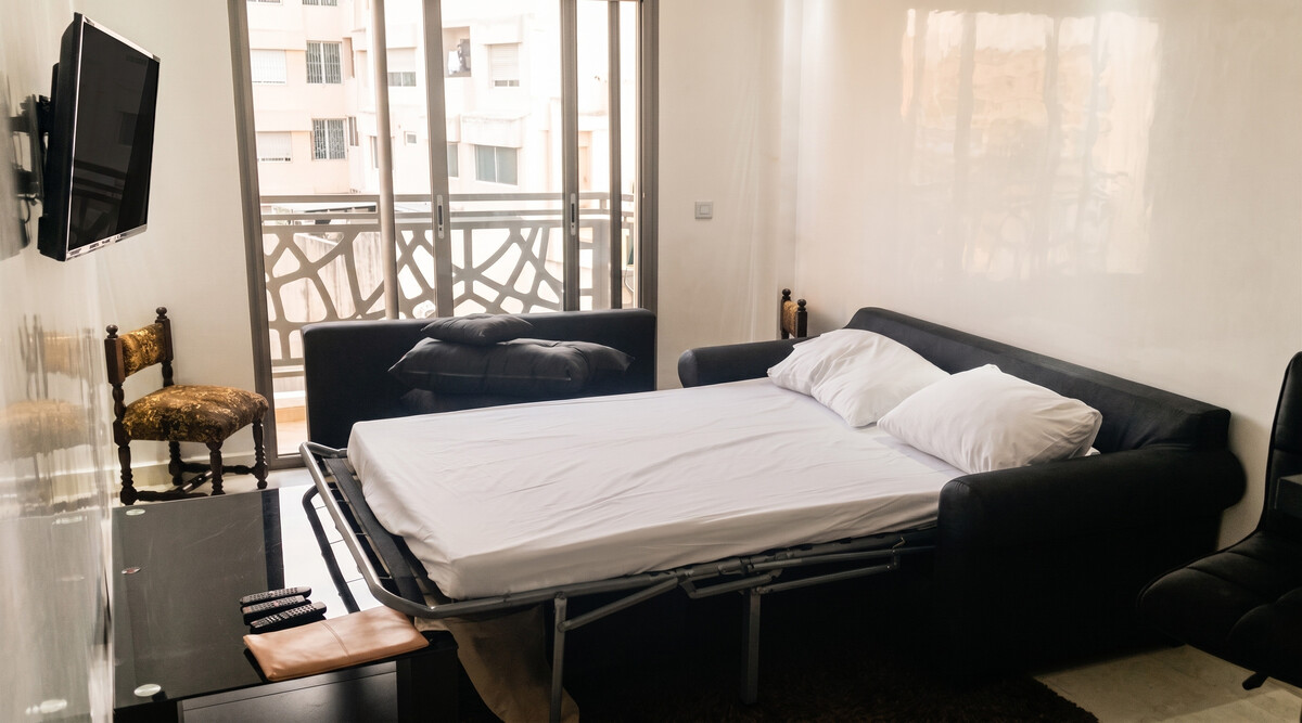Appartement 45 m² avec balcon sur jardin, centre de Casablanca - Photo 4