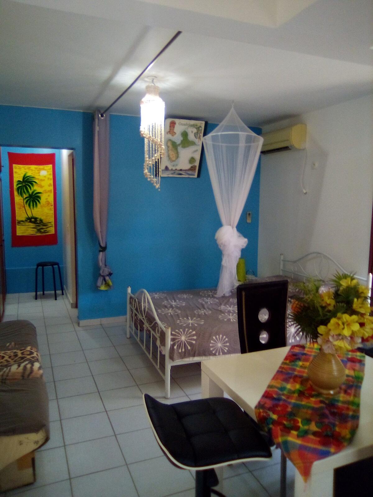 Studio 35 m² avec jardin clos et barbecue au Moule - Photo 7
