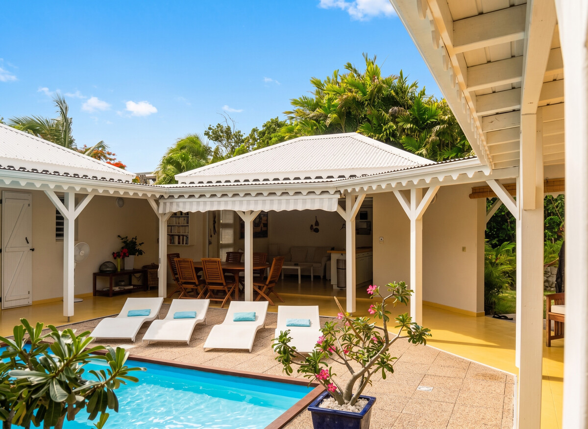 Villa 3 chambres, piscine privée toute l'année à Saint-François - Photo 15