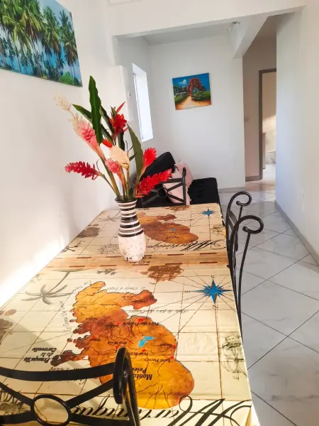 Appartement avec vue mer, jacuzzi et jardin à Gros-Morne : photo 4