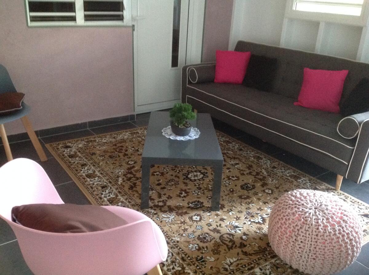 Appartement calme avec climatisation aux Abymes, balcon vue jardin - Photo 1