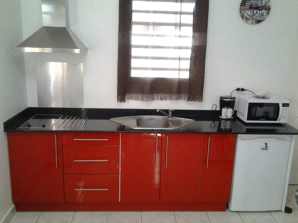 Maison 5 pers. avec piscine toute l'année au Moule - Photo 15