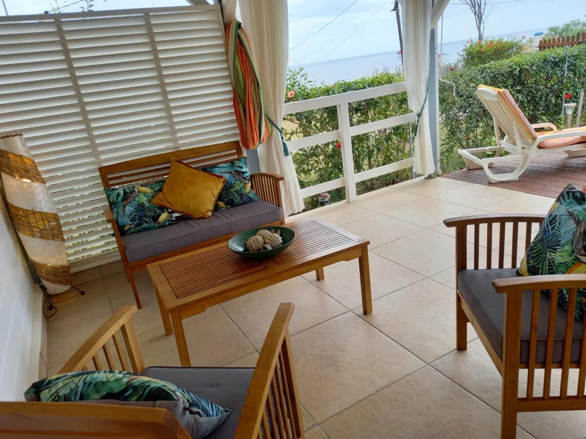 Villa 5 pers. à Bouillante, piscine commune et vue mer - Photo 4