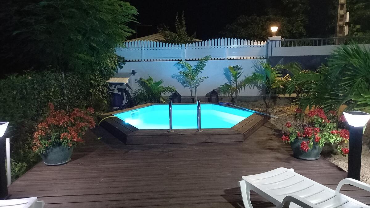 Villa 5 pers. à Bouillante, piscine commune et vue mer - Photo 37
