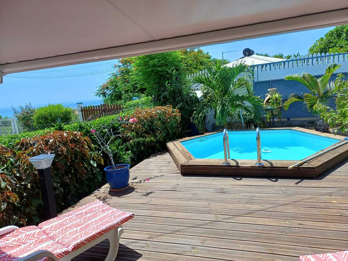 Villa 5 pers. à Bouillante, piscine commune et vue mer - Photo 43