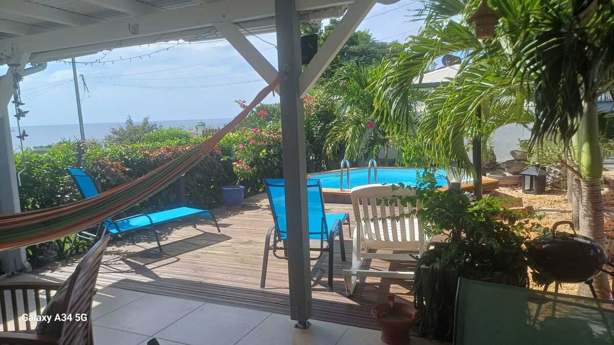 Villa 5 pers. à Bouillante, piscine commune et vue mer - Photo 51