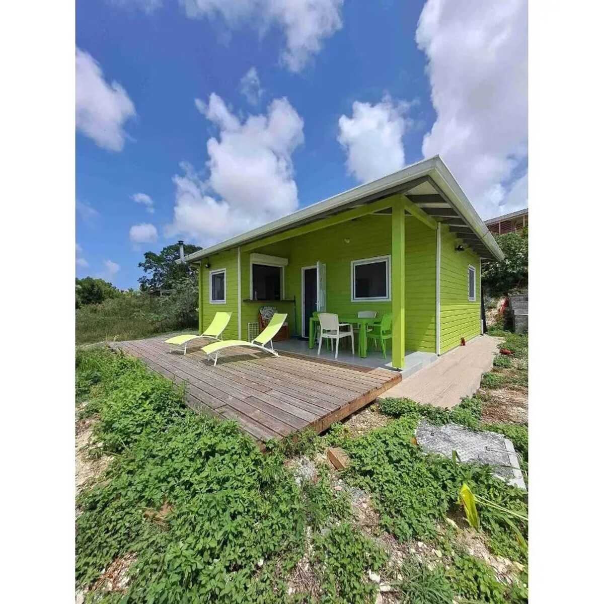 Bungalow 4 personnes à Anse-Bertrand, jardin clôturé - Photo 1