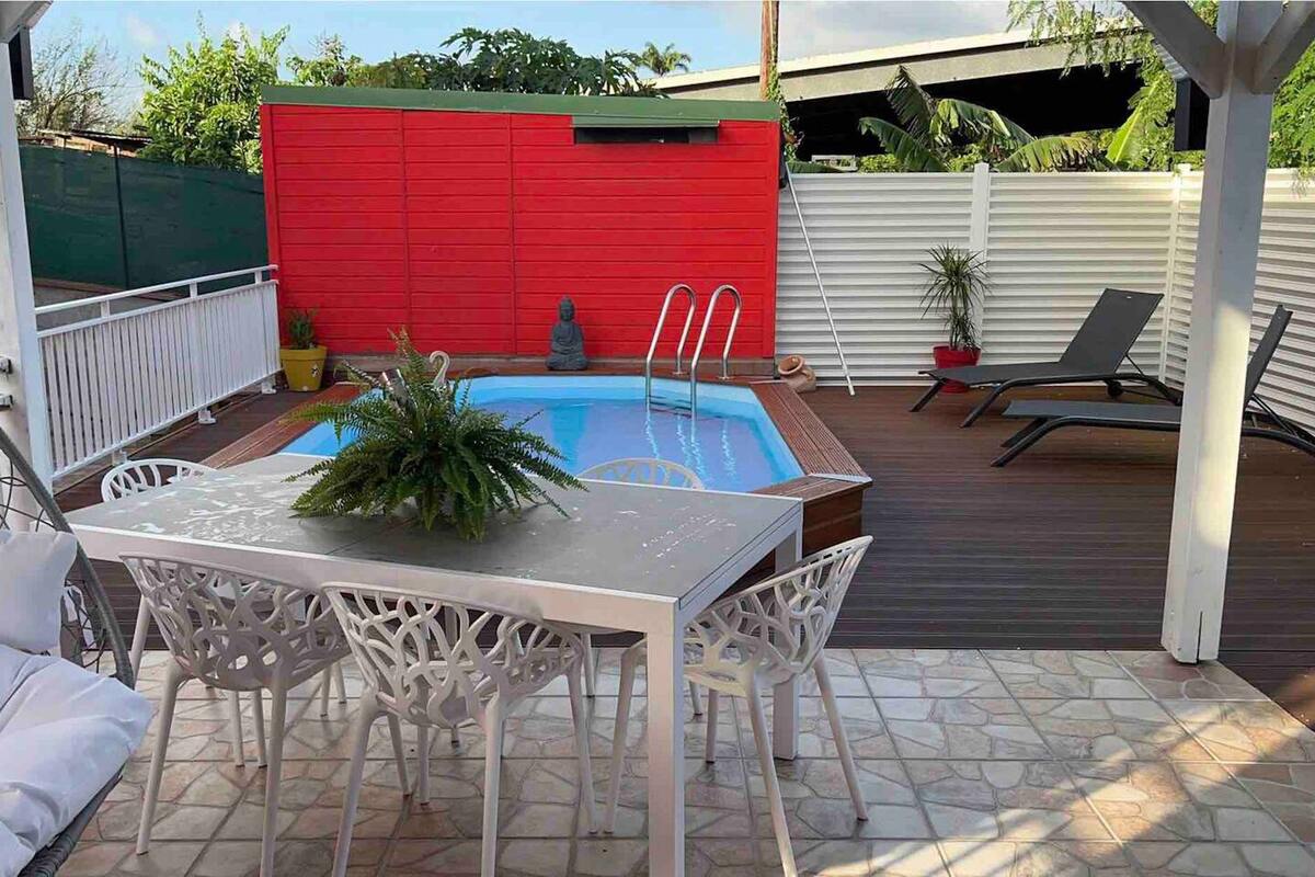 Appartement 60m² piscine privée aux Abymes - Photo 2