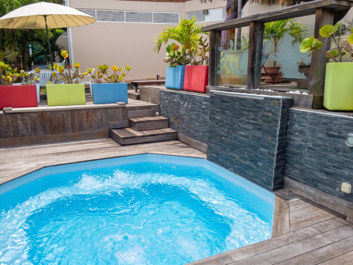 Villa 6 pers. piscine jacuzzi à Sainte-Anne - Photo 1
