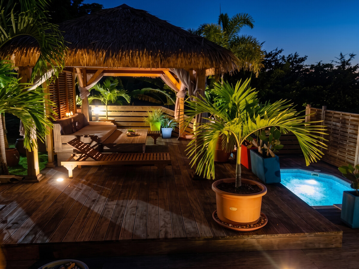 Villa 6 pers. piscine jacuzzi à Sainte-Anne - Photo 2