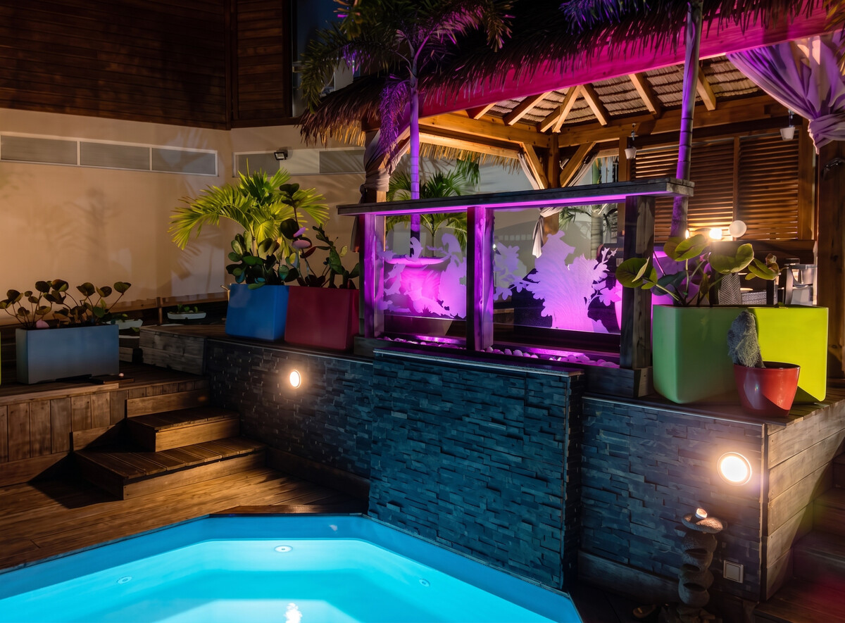 Villa 6 pers. piscine jacuzzi à Sainte-Anne - Photo 11