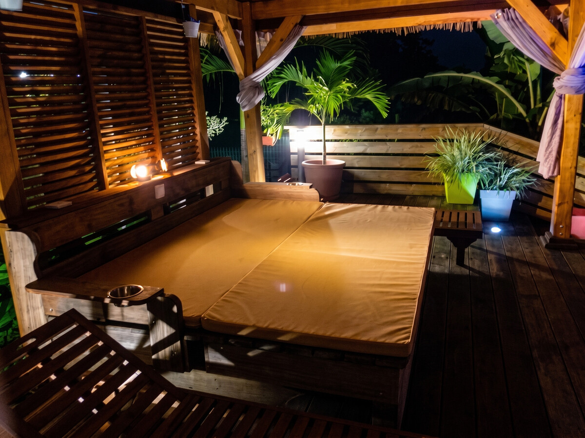 Villa 6 pers. piscine jacuzzi à Sainte-Anne - Photo 16