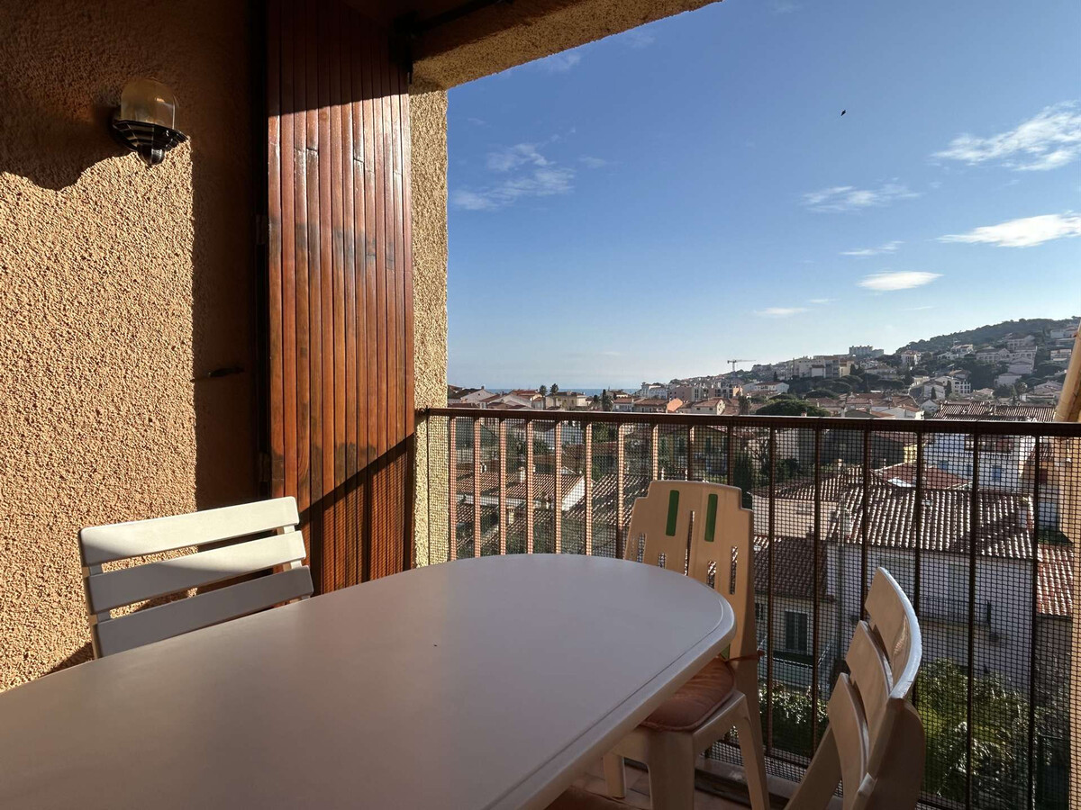Studio mezzanine avec loggia, 5 couchages à Banyuls - Photo 1