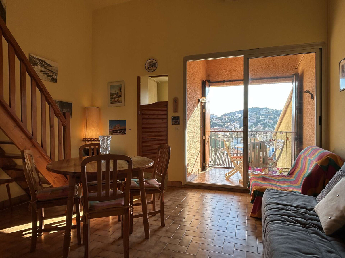 Studio mezzanine avec loggia, 5 couchages à Banyuls - Photo 3