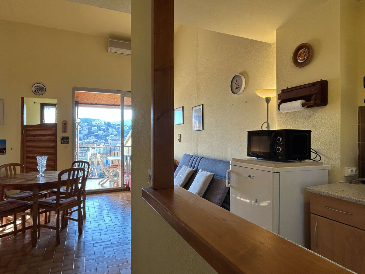 Studio mezzanine avec loggia, 5 couchages à Banyuls - Photo 10