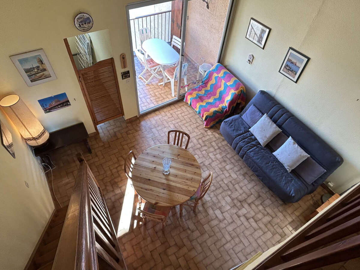 Studio mezzanine avec loggia, 5 couchages à Banyuls - Photo 13