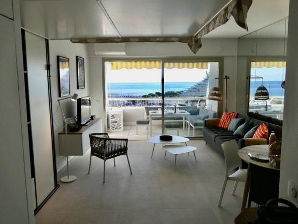 Studio climatisé vue mer, 4 pers. - Villeneuve-Loubet Plage - Photo 1