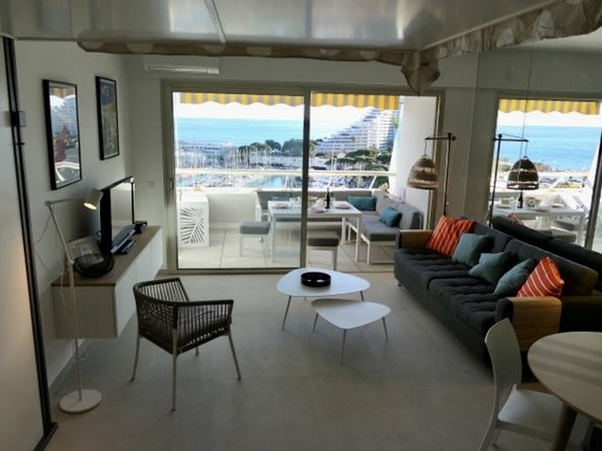 Studio climatisé vue mer, 4 pers. - Villeneuve-Loubet Plage - Photo 3