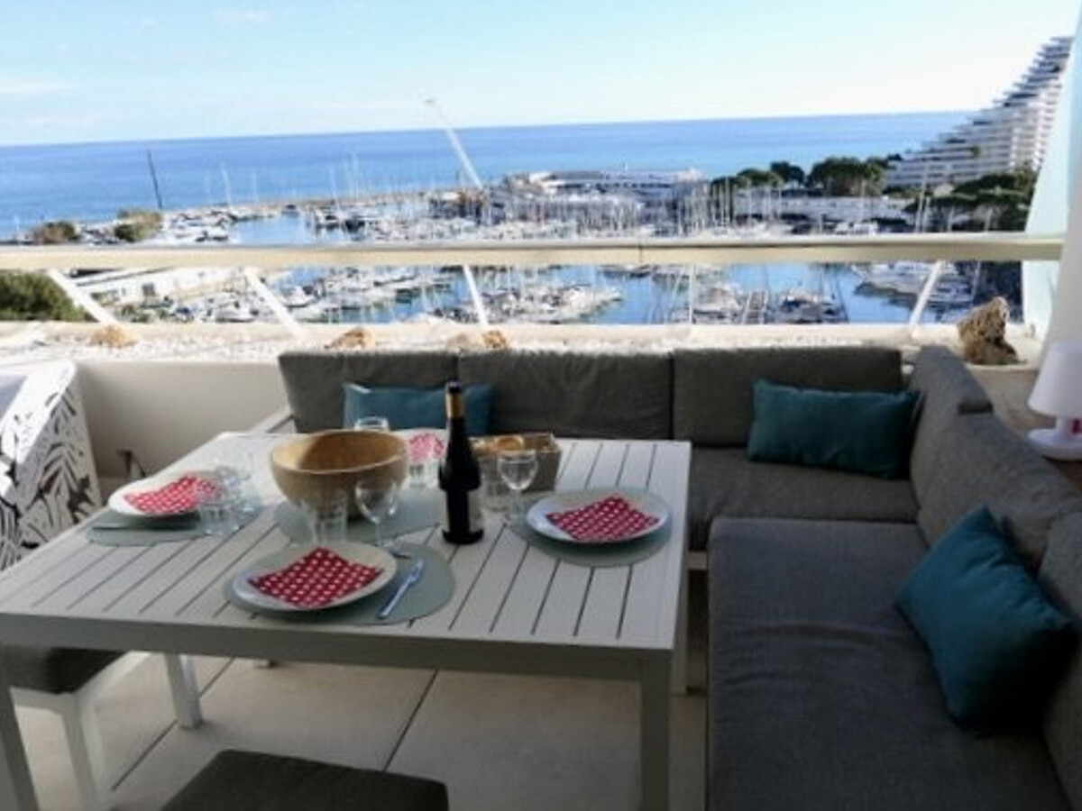 Studio climatisé vue mer, 4 pers. - Villeneuve-Loubet Plage - Photo 5