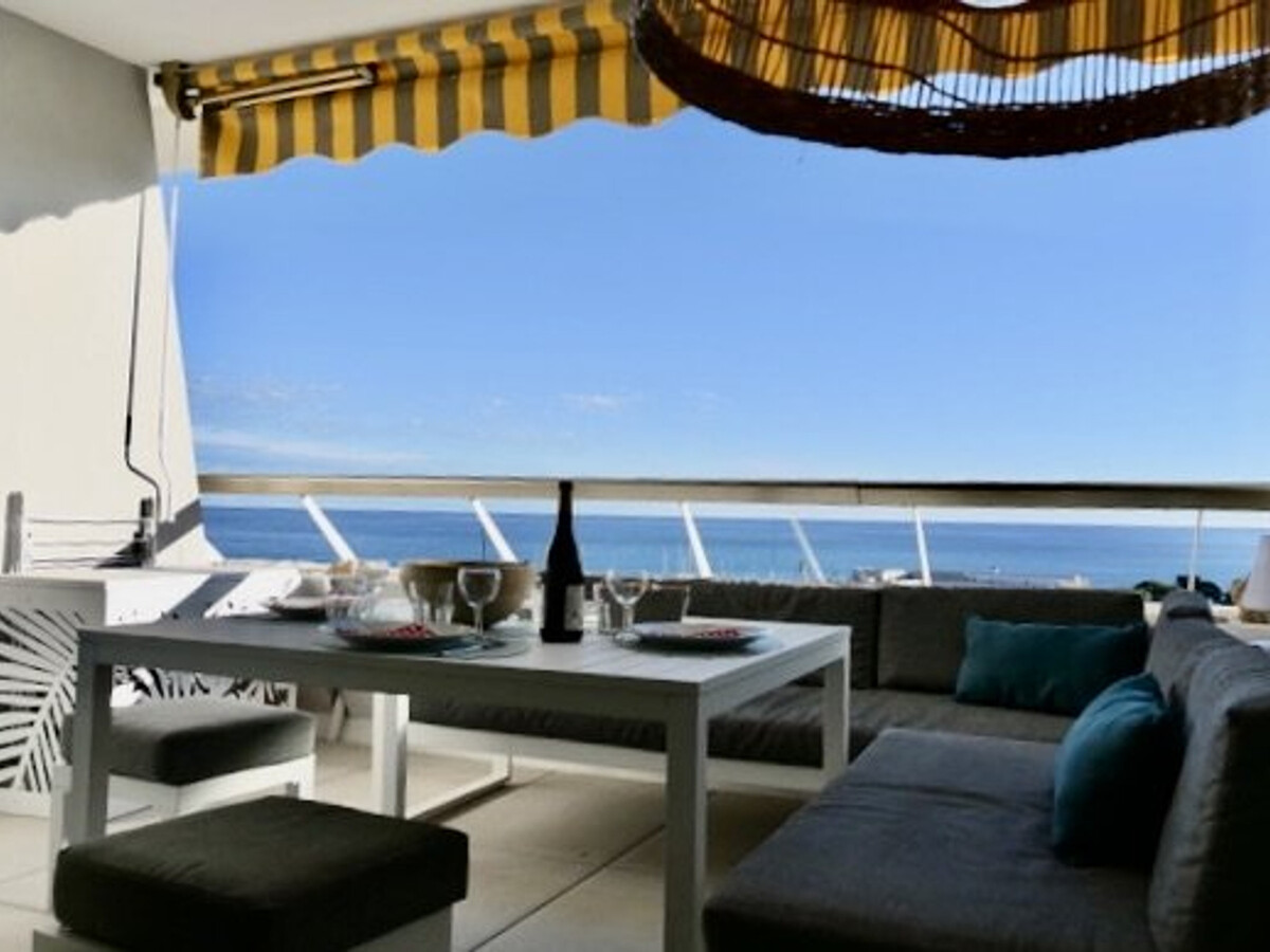 Studio climatisé vue mer, 4 pers. - Villeneuve-Loubet Plage - Photo 12