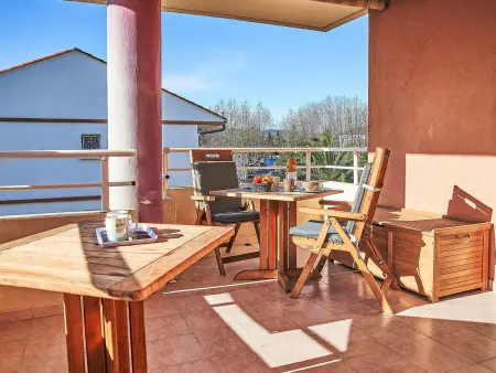 Appartement Les Rives Latines à Fréjus, vue mer
