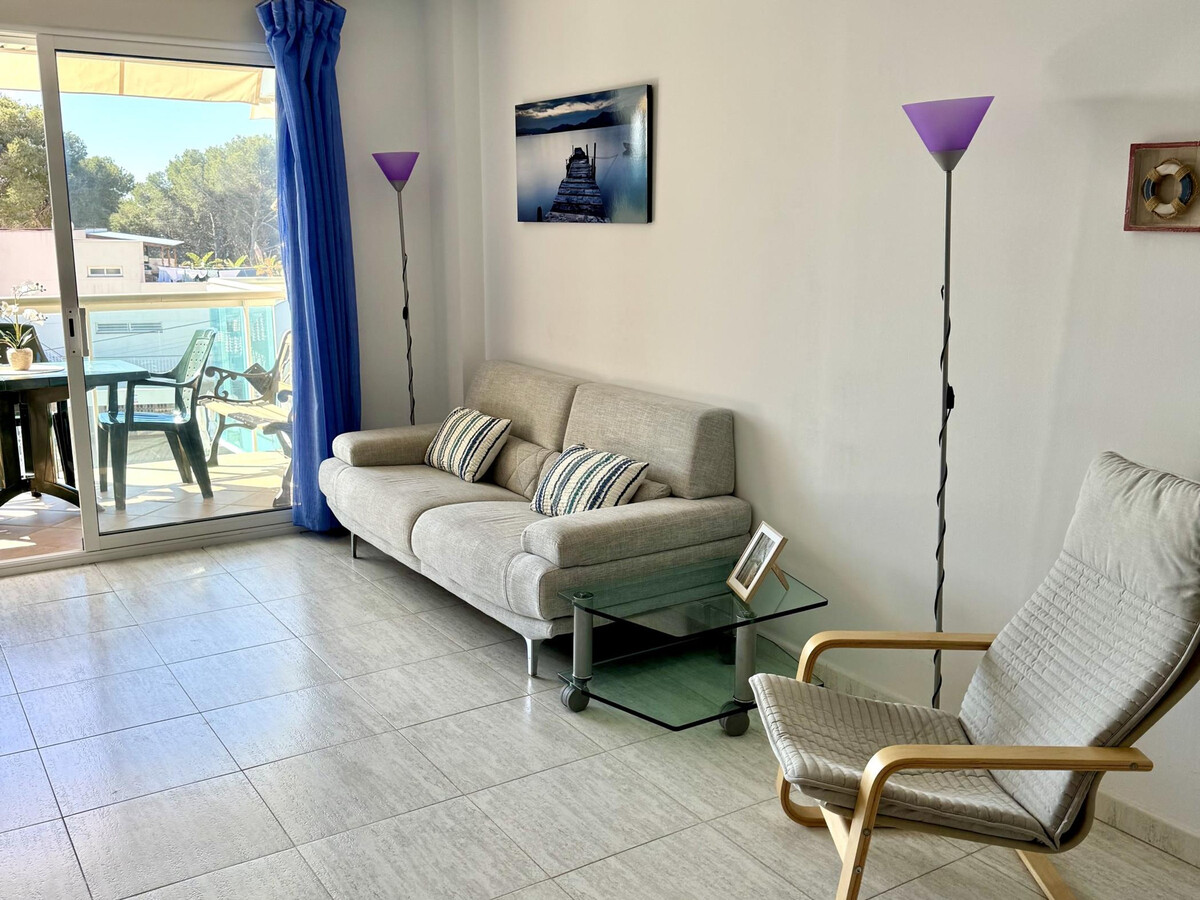 Appartement face à Cala Crancs, 1 min plage, 2 ch, parking - Photo 7