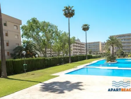 Location appartement à La Pineda, Appartement 80m² en Bord de Mer avec Piscine, à 200m de la Plage de La Pineda