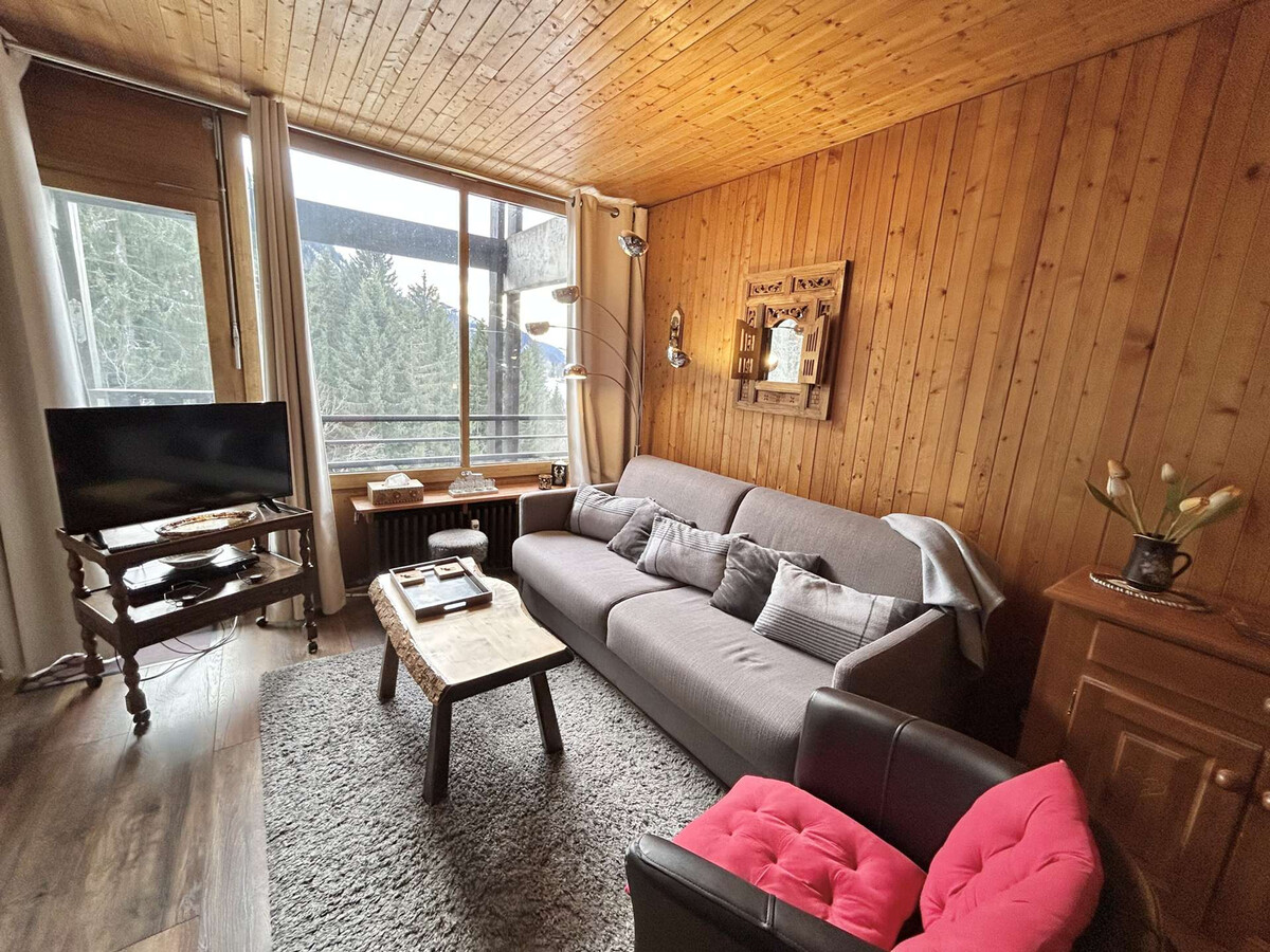 Appart 2 pièces 6 couchages, balcon sud et parking à Megève - Photo 4