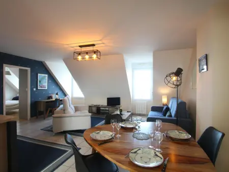 Location appartement à Barfleur, Charmant appartement avec parking et WIFI à Barfleur