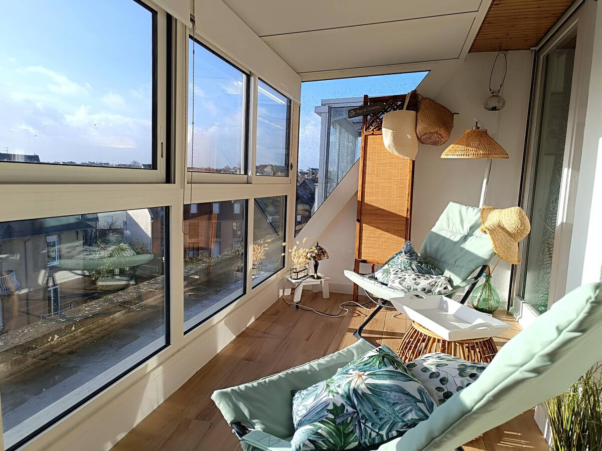Appartement 4 pers, véranda, 5e étage à Perros-Guirec - Photo 1