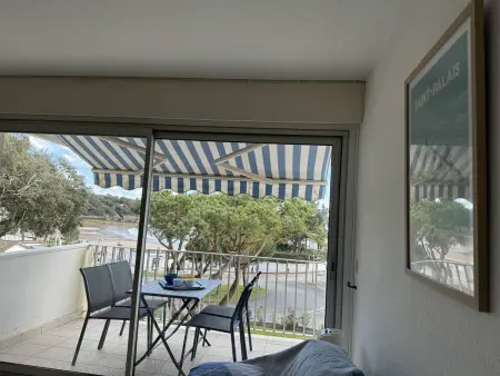 Studio 2* balcon Sud-Est, bord de mer, parking sécurisé : photo 3