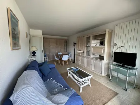 Studio 2* balcon Sud-Est, bord de mer, parking sécurisé : photo 6